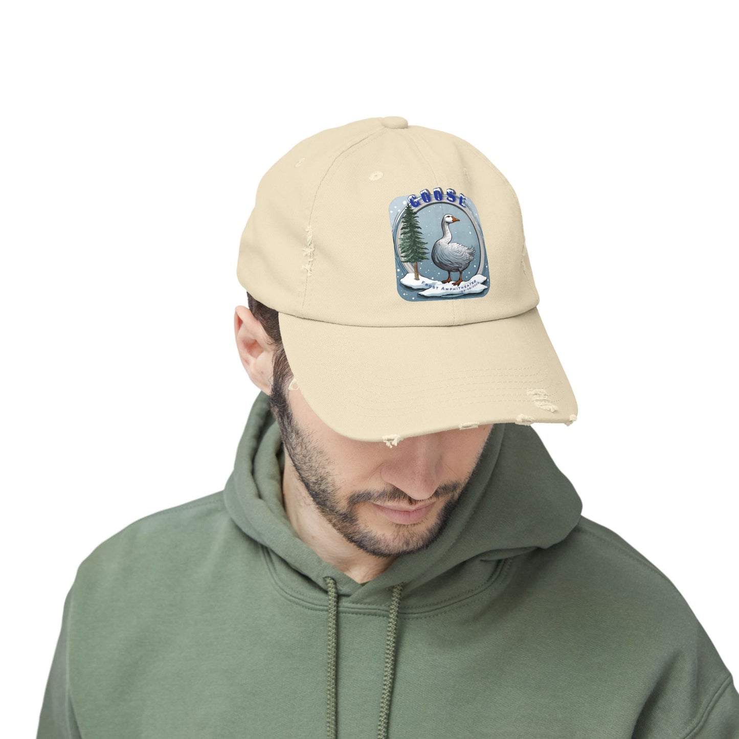 Goose at the Frost Dad Hat/Baseball Cap