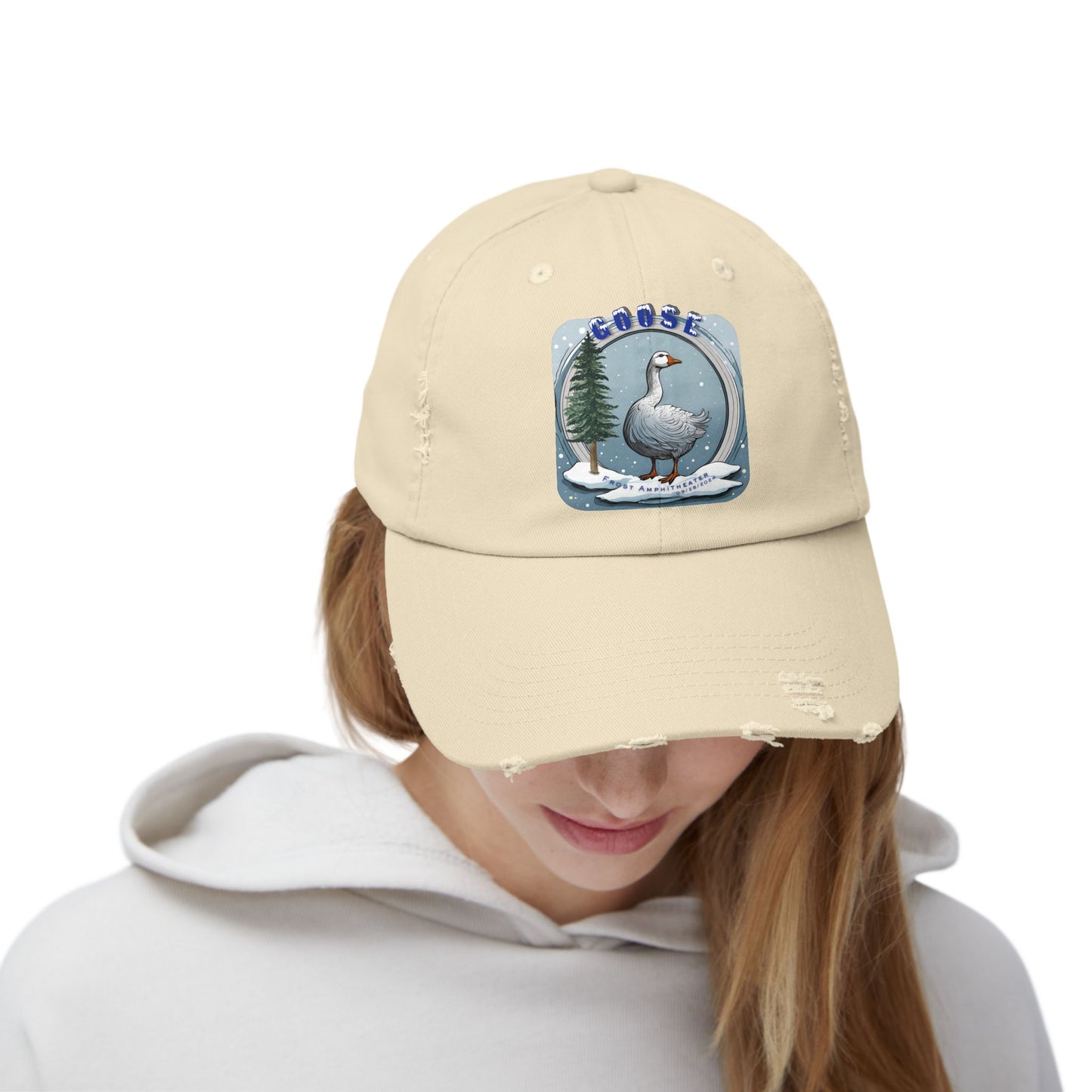 Goose at the Frost Dad Hat/Baseball Cap