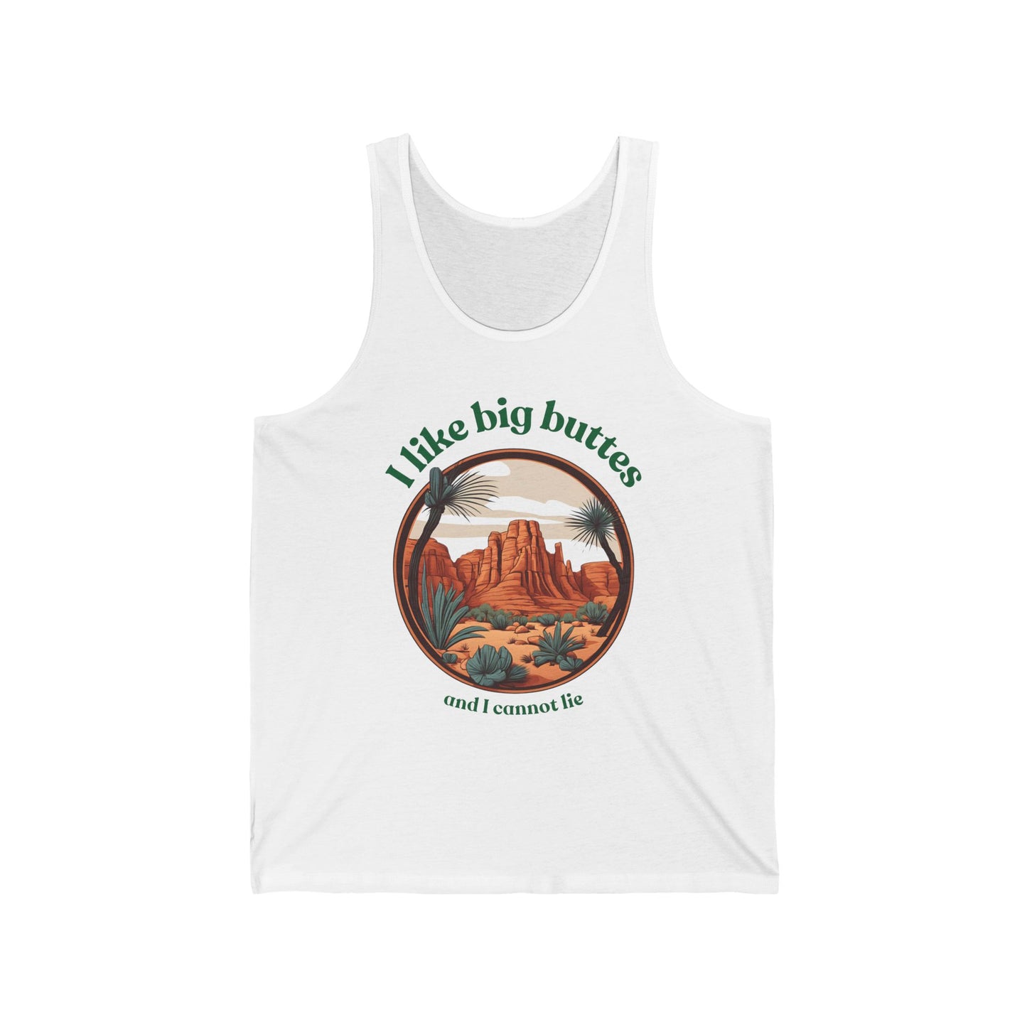 I Like Big Buttes Unisex Jersey Tank